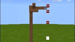 How to build the easiest automatic TNT dropper with no slime blocks or observers In Minecraft