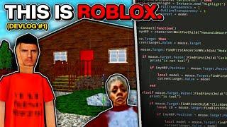 Making a PS1-Style HORROR GAME in ROBLOX  Devlog #1