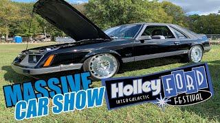 Absolutely friggin huge ALL FORD car show *HOLLEY FORD FEST*