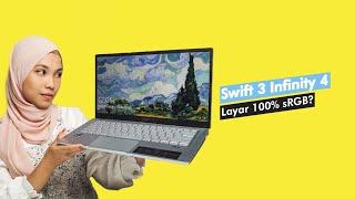 Quick review Acer Swift 3 Infinity 4 SF314-511 Laptop Tipis untuk Kamu yang Super Aktif