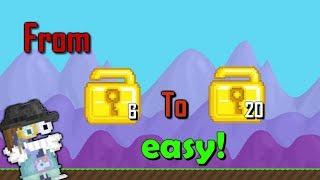 Growtopia  How to get rich with 6 wls INSANE PROFIT