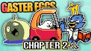 Deltarune Chapter 2 GASTER Pipis EGGS Easter Eggs Secrets and References PART 1