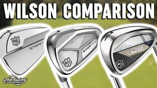 Wilson Golf Irons Comparison  Staff CB Staff MB D9 Irons