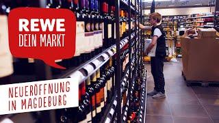 REWE Der NEUE MARKT wird eingeräumt  Magdeburg Kompakt