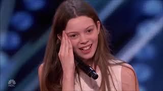 Americas Got Talent 2018 - Courtney Hadwin 13 лет. Золотая кнопка. Не обычный ГОЛОС