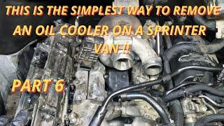 Leaking Oil Cooler Replacement On a Sprinter Van - Part 6