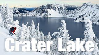 Crater Lake National Park  Skiing Short Shots for the View