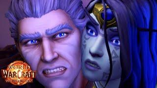 Khadgars Death Cinematic Destruction of Dalaran - Anduin Jaina Thrall Mourn WoW War Within