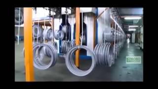 How its made the agricultural tractor wheel rim machine