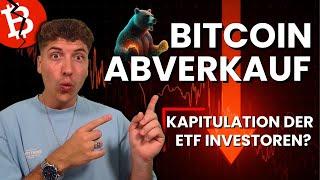 Bitcoin ETFs verzeichnen Rekord-Abflüsse Kapitulation der Anleger?