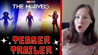 The Marvels Teaser Trailer Reaction Marvel Studios