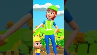 Колеса на мусоровозе #shorts #wheelsonthegarbagetruck #farmees #kidssong #nurseryrhymes