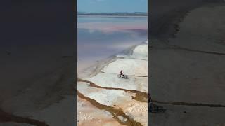 Pink Salt Lake in Torrevieja Spain #torrevieja #spain #spaintravel #lake #drone #dronevideo