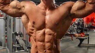 Super Perfect muscles bodybuilder showing his pumped muscle  flexing  muscle worship