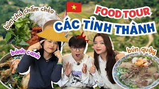 Bún chả chấm chẻo lạc Nghệ An Bún quậy Phú Quốc Bánh canh - Ăn hết ở Hà Nội   FOOD TOUR CÁC TỈNH