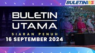 Agong Raja Permaisuri Zahir Ucapan Selamat Hari Malaysia  Buletin Utama 16 September 2024