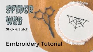 Spider Web Embroidery Tutorial