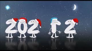 Animation Happy New Year 2022  Good Bye 2021 - Welcome 2022