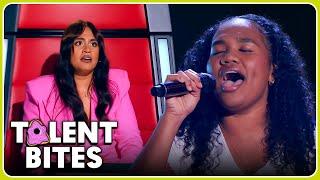 Coach JESSICA MAUBOYS niece makes an unexpected appearence on The Voice