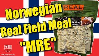 Norwegian Real Meal MRE Field Ration Taste Test  Nordic Outdoor Hiking Meal Ready To Eat Review