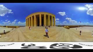 Anıtkabir  Atatürk  360 Derece Video Panorama Gezinti - 360 Degree Video Panorama