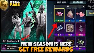 New Season Is Here  New Royal Pass A9  Get Free Rewards  PUBGM