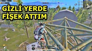 BATUR FORMUNDA  GİZLİ YERDE FİŞEK ATTIM SOLO SQUAD PUBG MOBİLE