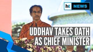 Watch Uddhav Thackeray takes oath as Maharashtra CM 6 others as ministers