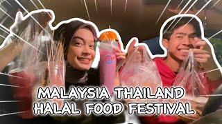 MUKBANG PELBAGAI MAKANAN DI HALAL FOOD FESTIVAL  BERAS MAHAL  HARGA DAH NAIK ..