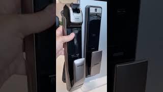 Электронный дверной замок Samsung SHP-DP609 Silver с отпечатком пальца live обзор