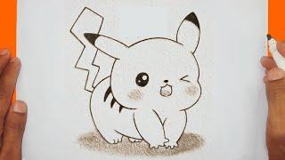 pikachu dibujo - Cómo dibujar a Pikachu