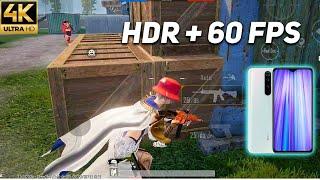 MAX GRAFICS HDR REDMI NOTE 8 PRO PUBG TEST  HANDCAM  BGMI GAMEPLAY ️ IN 2023