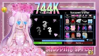 744k MEGA SHOPPING SPREE ROBLOX ROYALE HIGH