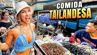 PROBANDO COMIDA en Tailandia  Comí un Escorpión? 