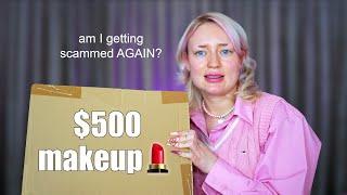 I bought a $500 makeup mystery box the scam goes on