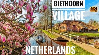 Giethoorn village in Netherlands Dutch little Venice