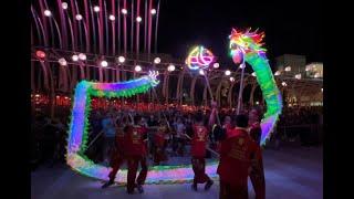 LED Dragon Dance Chinese New Year 2024 Resorts World Sentosa Singapore