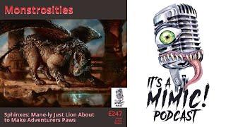 D&D 5e  Podcast  Monsters  Monstrosities  Androsphinx Gynosphinx Aurelia