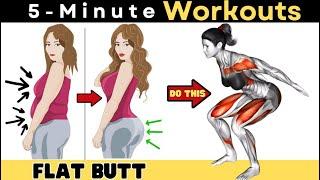This Special 5 Minute Workout Will Tone Your Glutes Belly & Legs at Home
