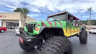 Jurassic Park Jeep Wrangler 9 passenger stretch ONE OF A KIND