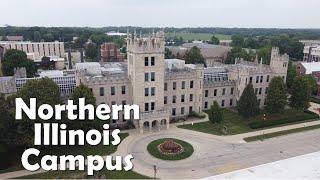 Northern Illinois University  NIU  4K Campus Drone Tour