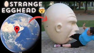 Strange egghead  Found On google maps and google earth #mystisk #earth