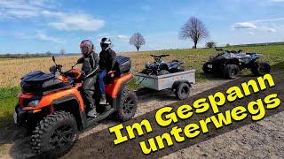 Tour mit Gespann  Los Gehts  QUAD-VLOG TOXIQTIME 4K