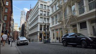 Walking in SoHo Manhattan  New York Tour 4K #travel #newyorkcity