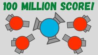 Diep.io  100 Million Score with Sandbox Feedbots