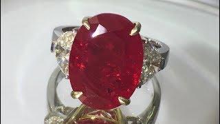 Very Rare Pigeons Blood Burma Unheated Ruby Ring