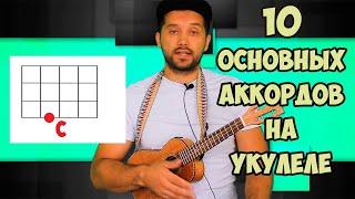 Основные аккорды на Укулеле.