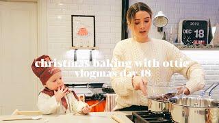 Christmas Baking with Ottie  Ad Vlogmas Day 18