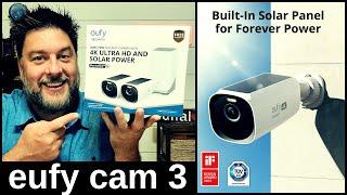 eufyCam 3. eufy security S330. Solar powered security camera. eufy cam 3  511