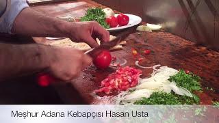 Adananın ünlü kebapçısı Hasan Ustadan kebap şov